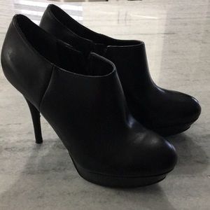 Marc Fisher Black Angle Booties
